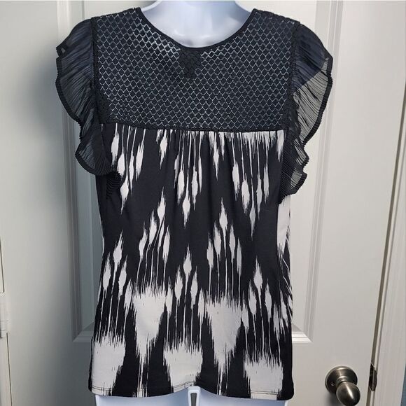 WORTHINGTON Short Sleeve Blouse - Picture 6 of 8